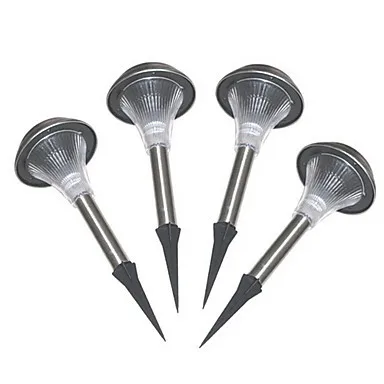 4 шт. лампа с солнечной батареей светодиодные фонари для сада энергии