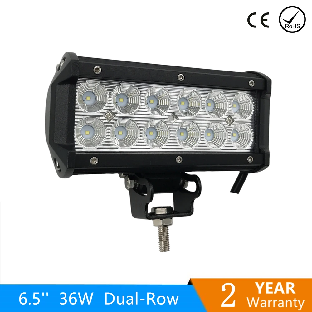 High Quality 6.5inch 36W LED work light bar 12V 24V waterproof fog lamp for Car ATV Tractor Off Road 4WD Boat 4x4 SUV Truck UTV |