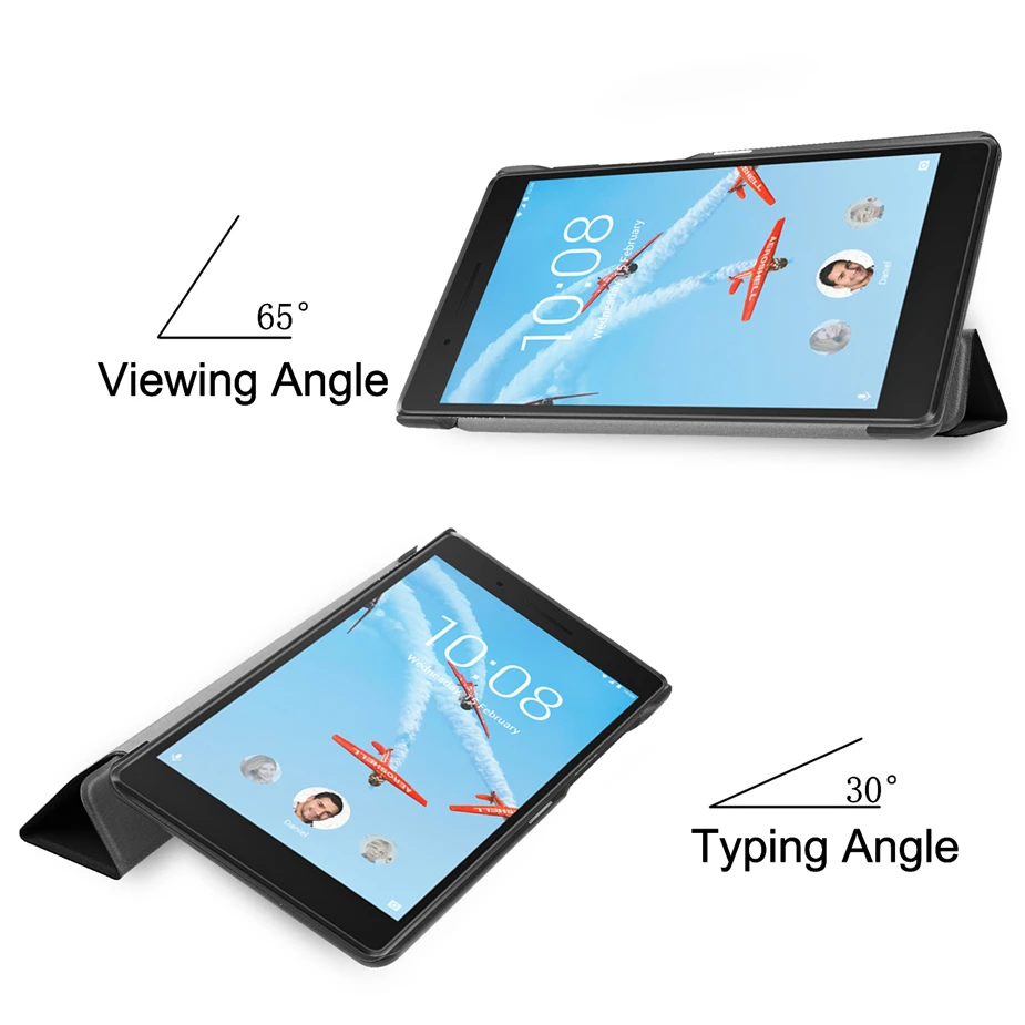 Тонкий защитный чехол для планшета Lenovo Tab 7 Essential TB 7304F 7304I 7304X|Чехлы планшетов и