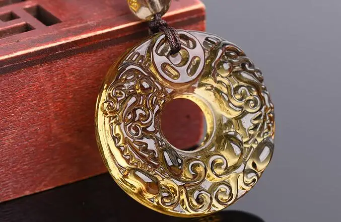 Черный кулон WANG Select (ледяной тип) PI XIU храброго войска для мужчин и женщин ожерелье