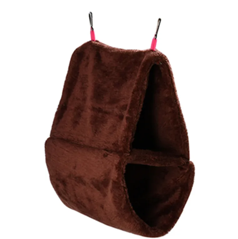 Клетка гнездо для птиц Двухслойное Птичье в супер большом пространстве гамак