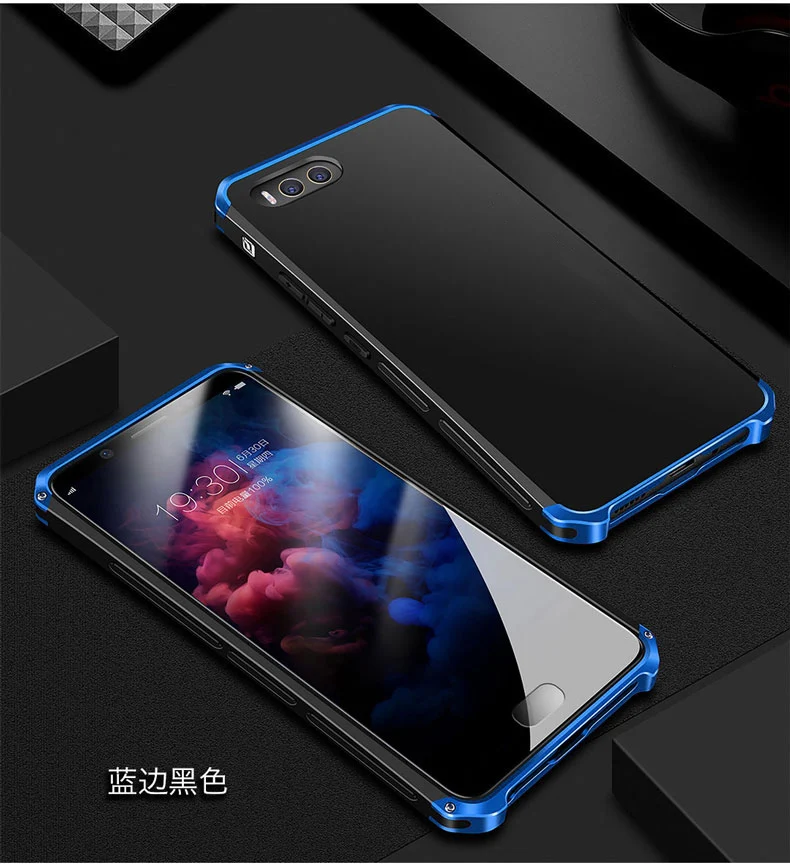 Для Xiaomi Mi 6 Чехол с металлической рамкой 3 в 1 Гибридный ПК Жесткий Чехол для Xiaomi Mi 6 алюминиевый сплав Мобильный бампер чехол