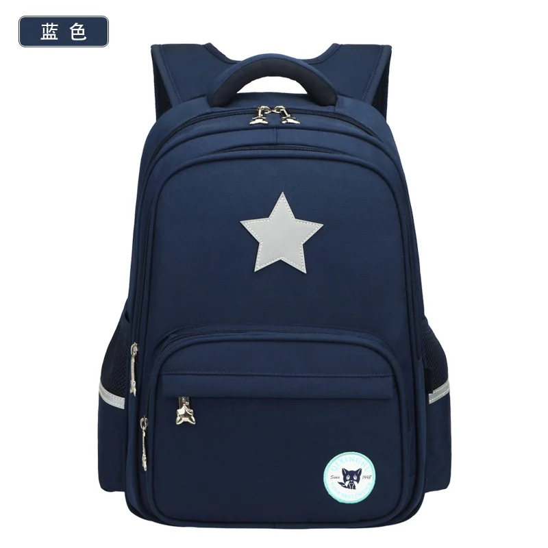 Синий Mochila hombre ортопедический модный детский школьный рюкзак сумка для девочки водонепроницаемый рюкзак Детская школьная сумка sac a dos femme - Цвет: Синий