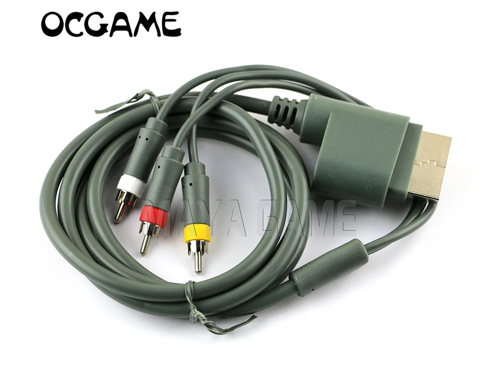 OCGAME покрытый FD18 HD TV Композитный Аудио Видео AV кабель для Xbox360 xbox 360 совершенно