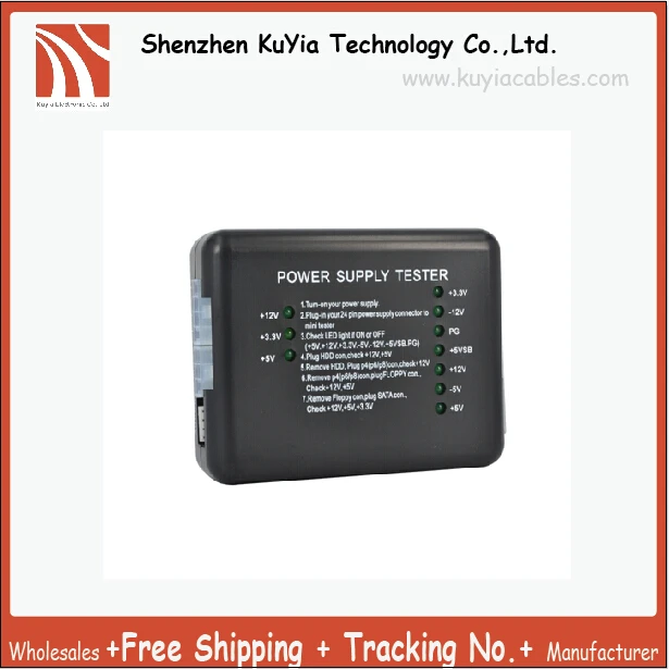 Тестер питания KUYiA SATA HDD бесплатная доставка Checker Meter светодиодный