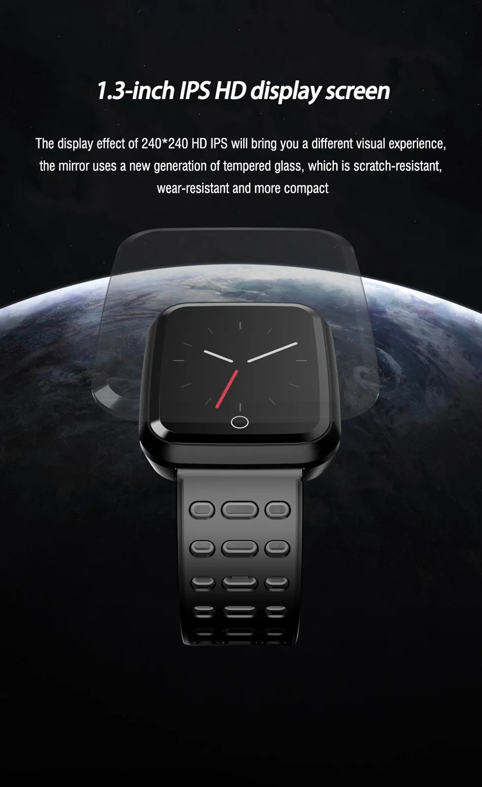 Bakeey N99 Smartwatch Для мужчин Для женщин 1,3 ips большой Экран пользовательские Интерфейс HR кровяное Давление Caller ID Дисплей Смарт-часы
