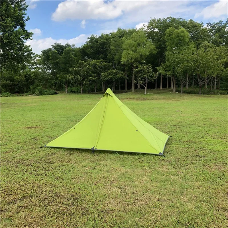 Inner and Outer Tent Сверхлегкий Одноместный открытый тент водонепроницаемый двухслойный Кемпинг Пляжный Тент 4 сезона бесщеточный сетчатый тент, навесы для путешествий - Цвет: Inner and Outer Tent