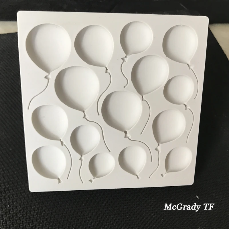 3D DIY воздушный шар шаблон пищевой силиконовый помадка мыло Плесень шоколадный торт производитель глина силиконовые формы для торта украшения торта плесень
