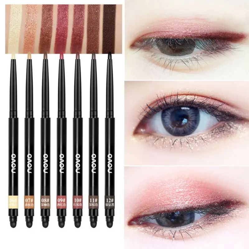 Novo бренд 12 цветов карандаш для век многофункциональный макияж Easywear Lipliner тени