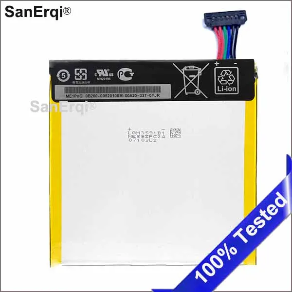 Аккумулятор C11P1304 3950 мАч сменный аккумулятор планшетных ПК для Asus MEMO PAD HD 7 ME173X HD7