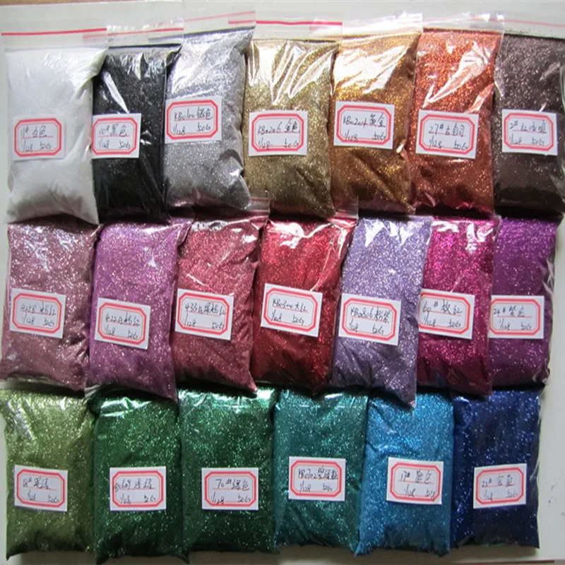 Глиттер для дизайна ногтей 5 цветов шестиугольная Ослепительная блестящая пудра