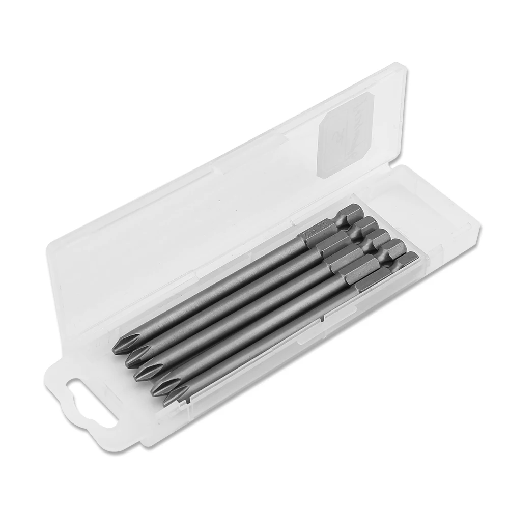 5 шт. шестигранная отвертка DEKO SCRE06 S2 сталь 1/4 дюйма шестигранный хвостовик винт
