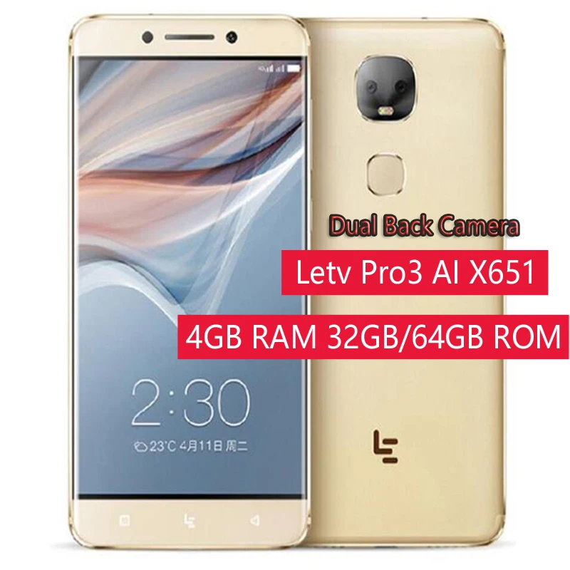 

Смартфон Letv Pro3 AI X651, 4 + 32/64 ГБ, мобильный телефон ", 13 МП