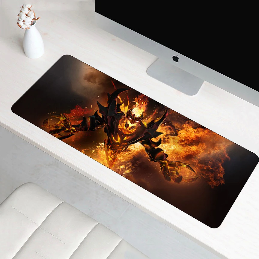 Игровой коврик для мыши Dota 2 70x30 см большой скоростной геймерский XL резиновый