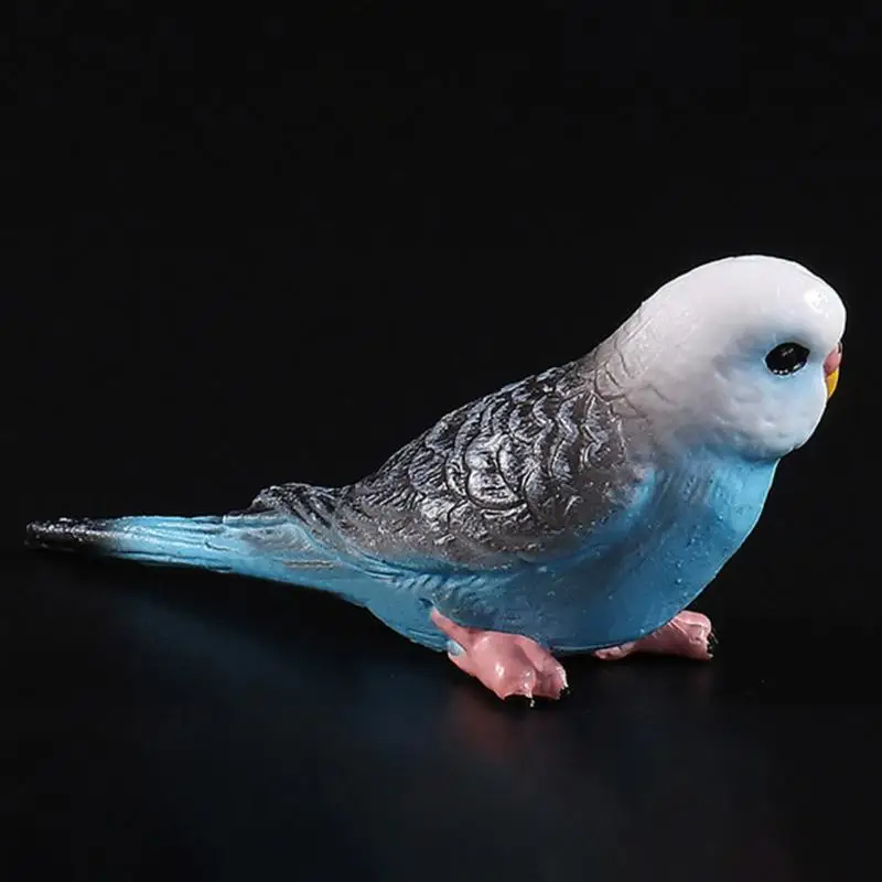 Имитация Мини Попугай милая фигурка птицы модель животного домашний декор