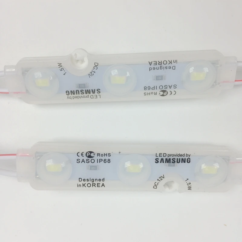 20 шт. светодиодный модуль освещения SMD 5730 3 светодиода s IP68 Водонепроницаемый