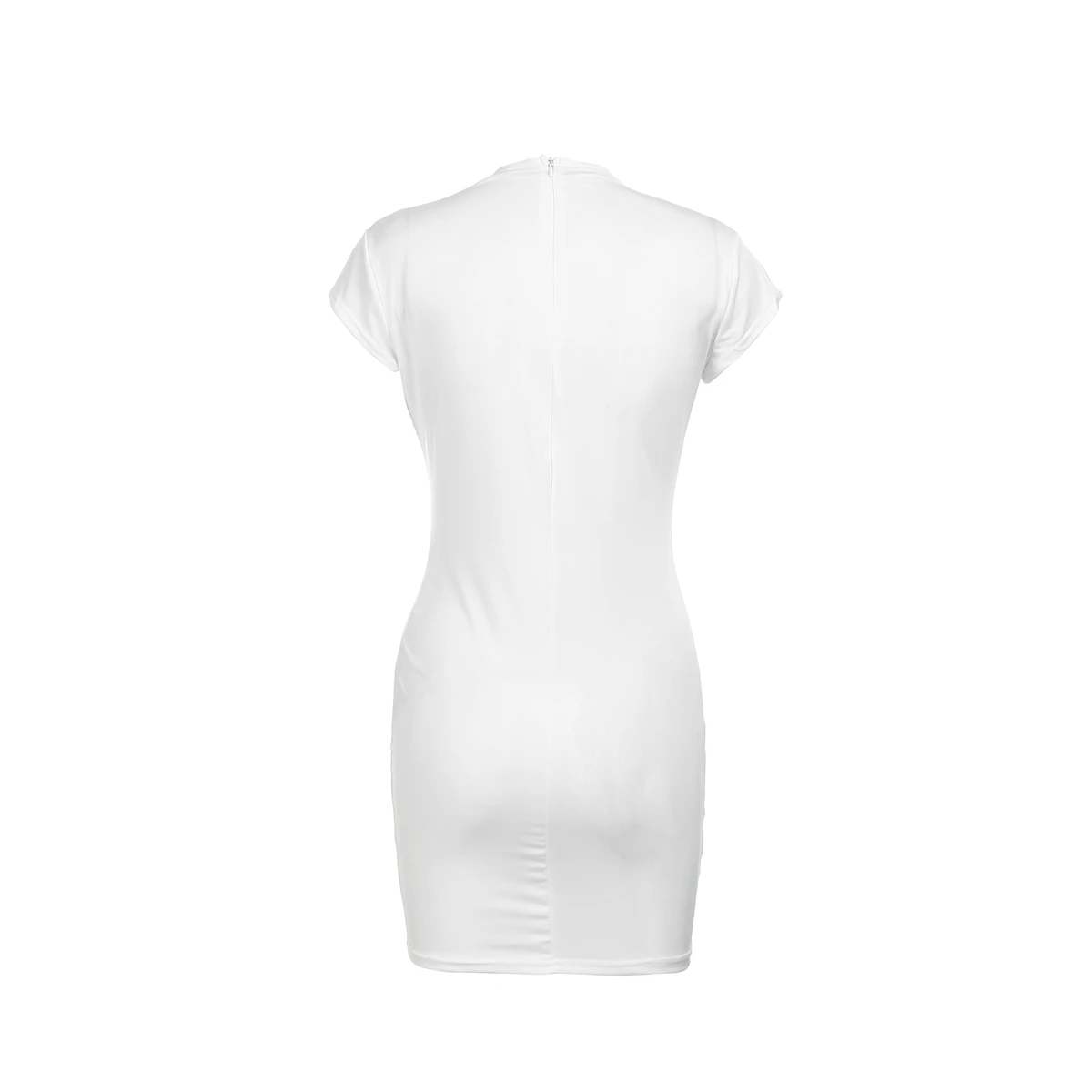 Женское летнее облегающее платье с коротким рукавом Сексуальные вечерние