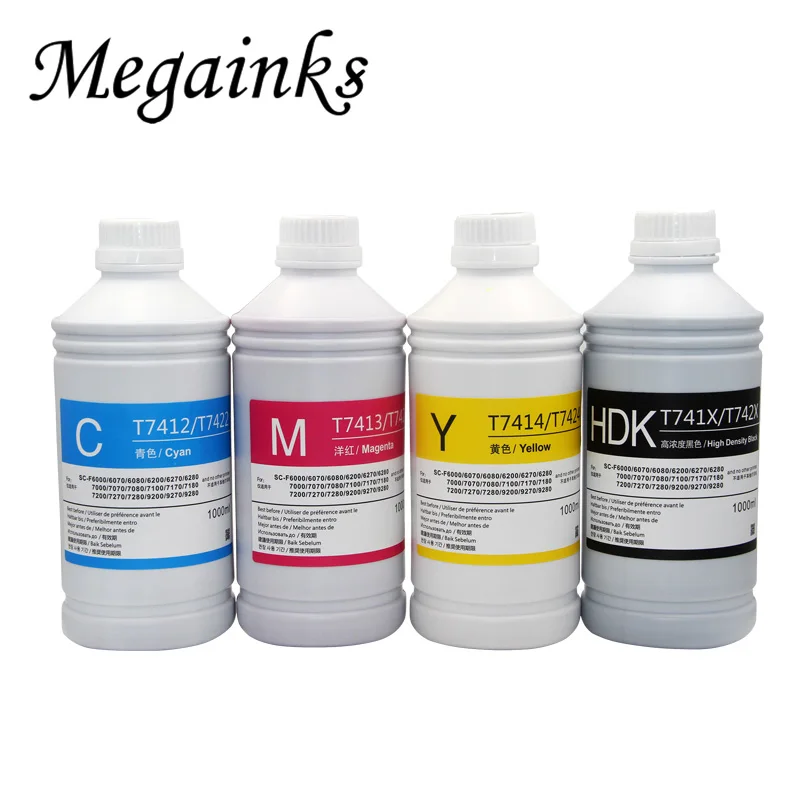 1000 мл HDK CMY теплопередающие чернила для Epson Surecolor F7000 F6200 F7200 F6270 F7270 F7100 F9200 F9370