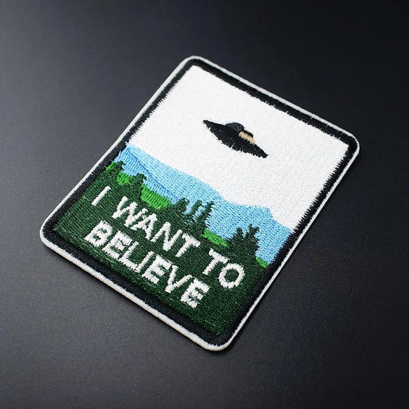 UFO (Размер: 7 6 х9 см) значки сделай сам вышивка ремонт патч аппликация Детские