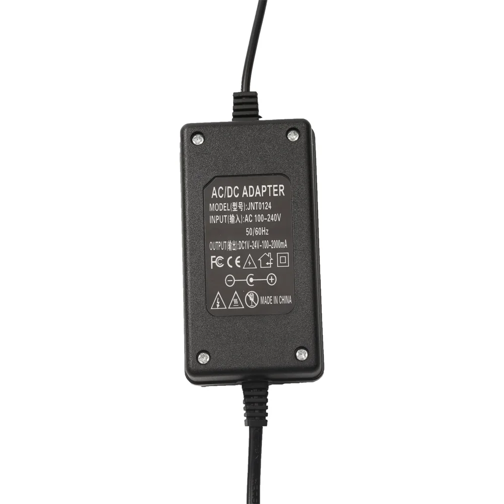 Регулируемый AC/DC адаптер 48W 1-24V 2A Led мини вентилятор питания US Plug@ 8 WWO66