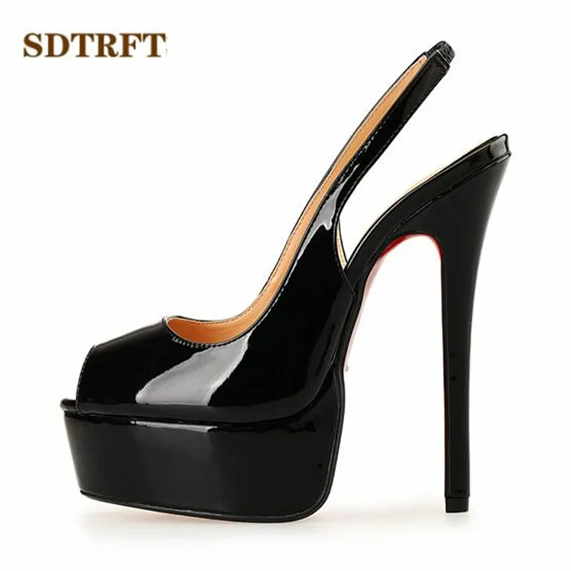 SDTRFT/Большие размеры: 40 45 46 47 48 Zapatos Mujer летние сандалии на платформе и шпильках