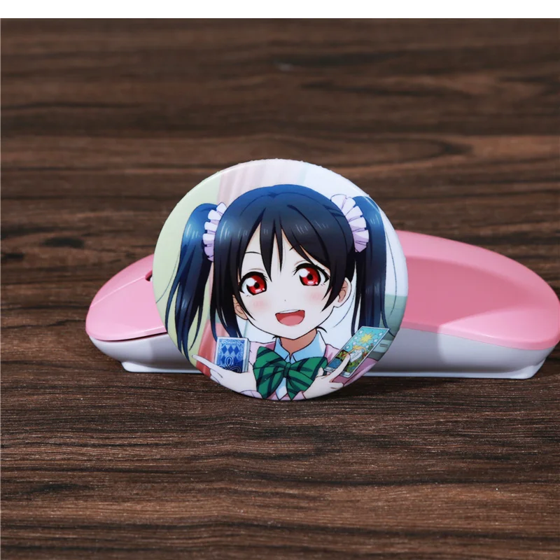 FFFPIN 5,8 см большая брошь Lovelive нагрудник Япония Аниме Любовь живой значок булавка монета Косака Хонока Сонода Уми значок ткань рюкзак
