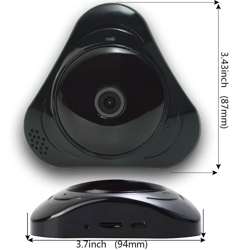 1080P Full HD 360 градусов WIFI IP камера 2MP видеоняня двухсторонняя аудио для домашней