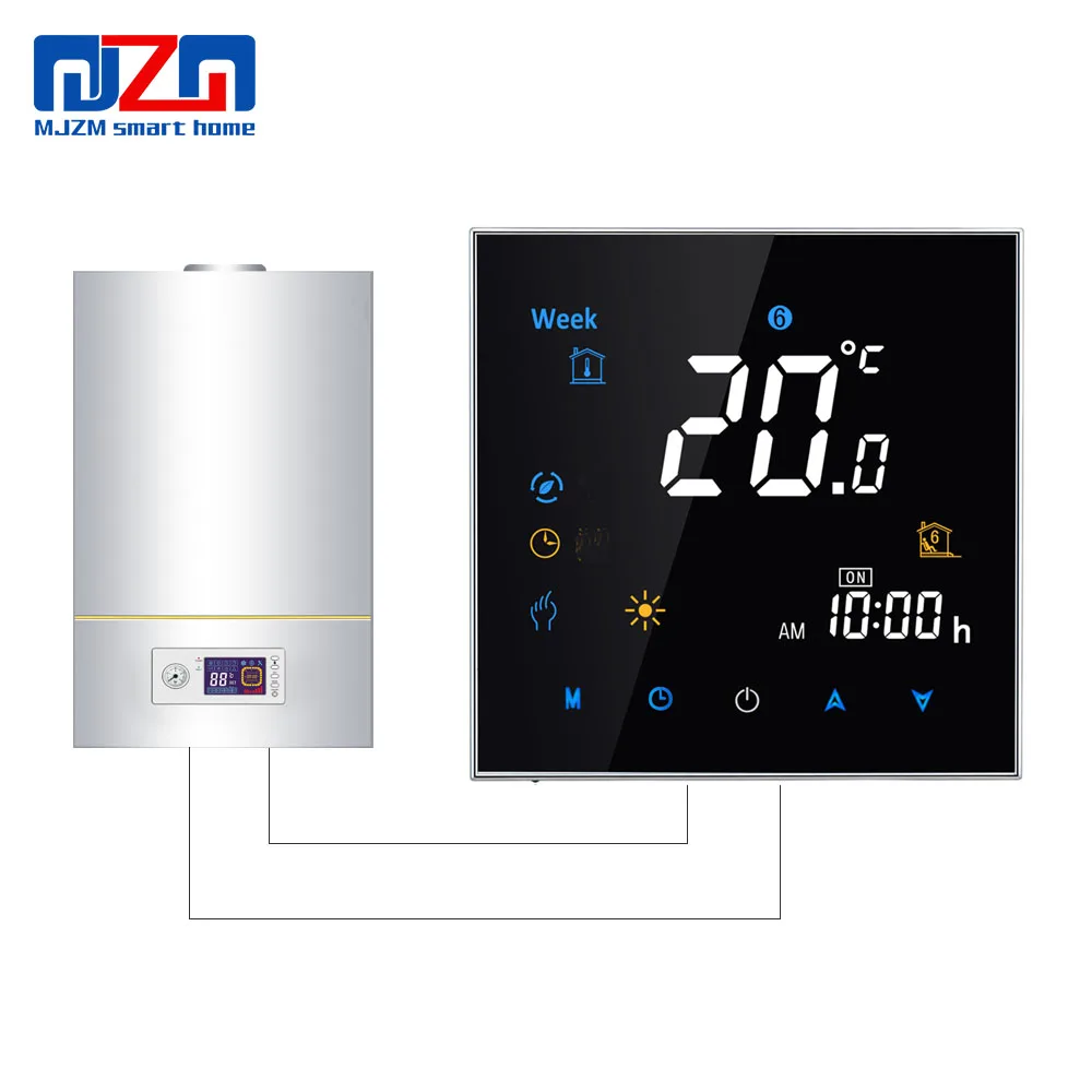 Термостат для газового котла MJZM GL-3000 цифровой регулятор с цветным сенсорным