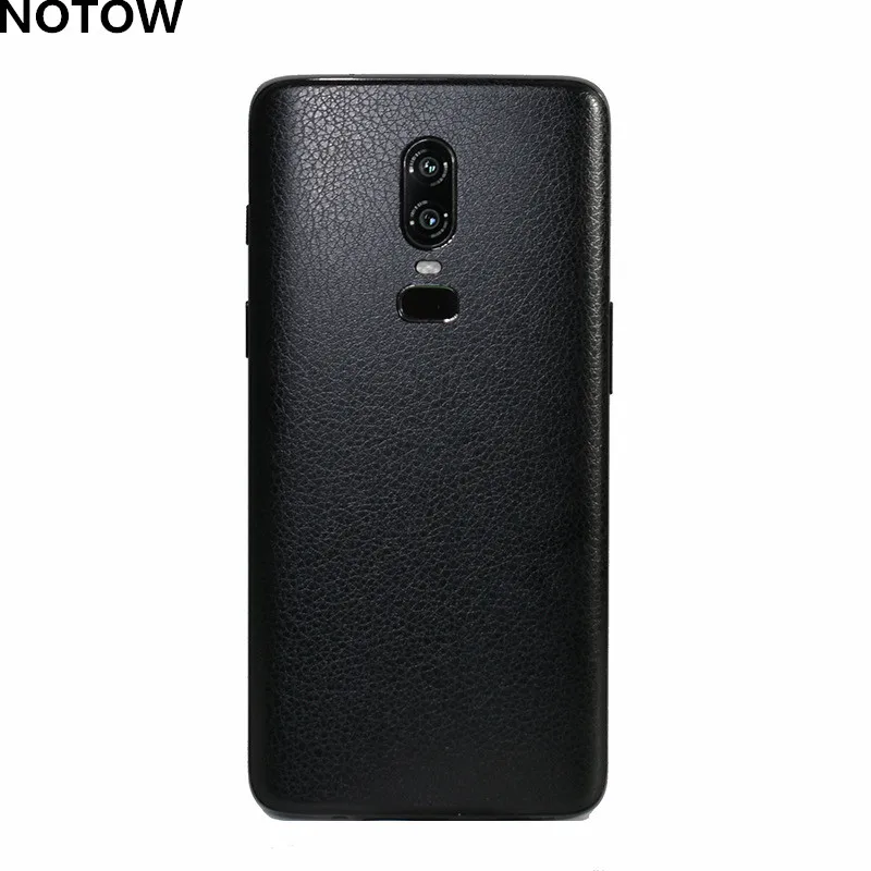 NOTOW Fashion leather PVC Sticker Wrap Skin Mobile Back Paste Protective Film case For oneplus 7T/7Tpro/7/7pro/6/6T | Мобильные