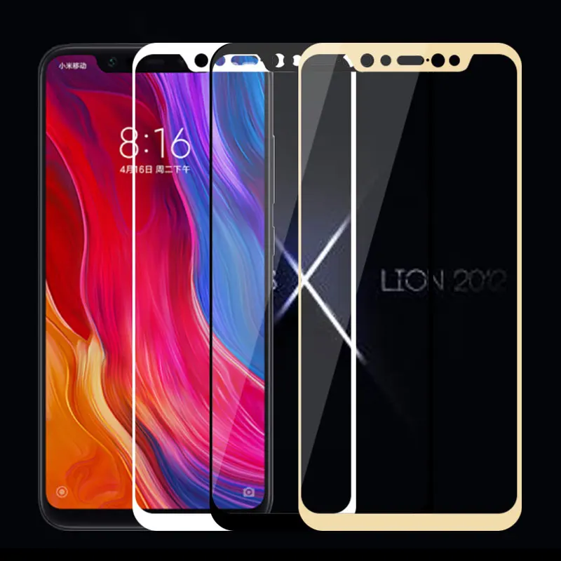 Передняя пленка из закаленного стекла для Xiaomi Mi8 6 21 "Защитная экрана Mi 8