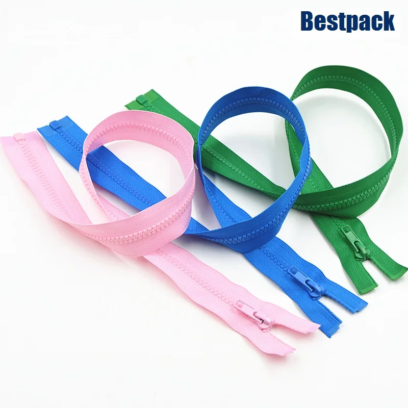 5 шт./лот разноцветный #60 см молния из смолы для одежды длинное пальто пуховая