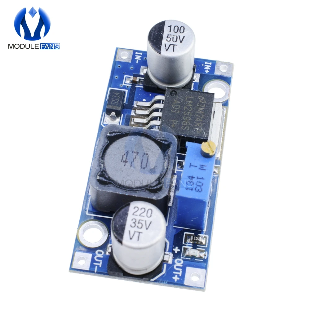 DC модуль ldo понижающего преобразователя постоянного тока с LM2596 3 2 V 40V до 1 25 35V
