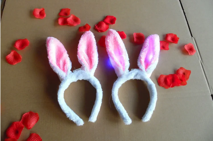 1 шт милый пушистый зайчик Кролик уши повязка на голову волос B и костюм для