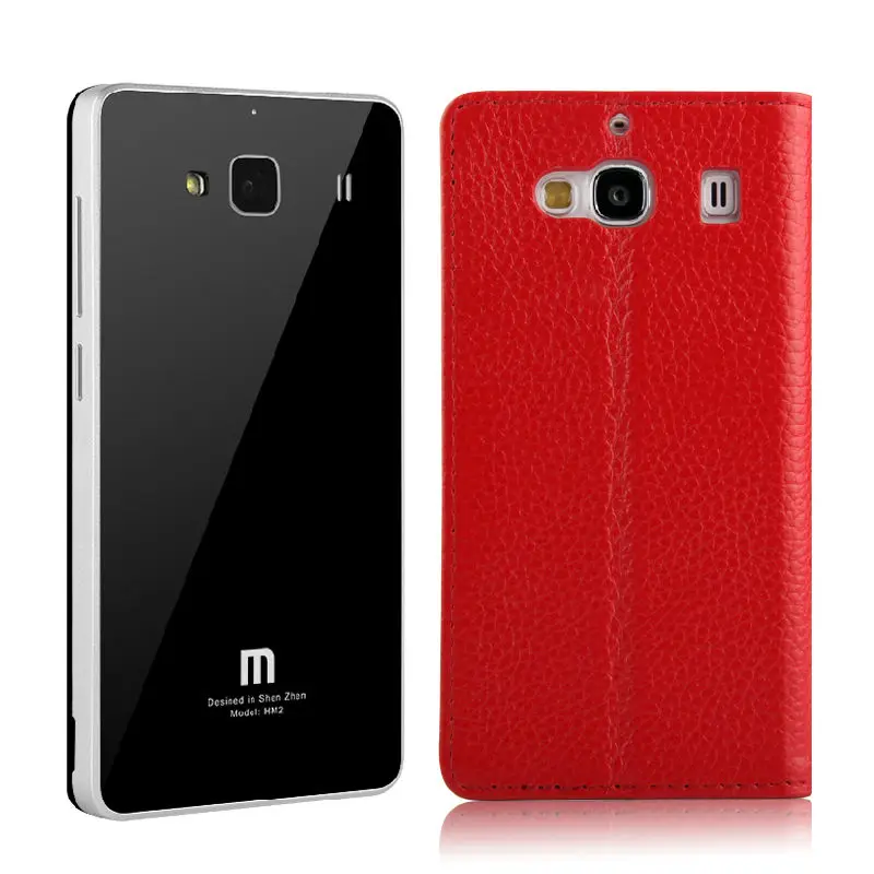 Чехол из коровьей кожи для xiaomi red mi 2 защитный чехол ТПУ телефона XIAOMI Red mi2 2a защита 4