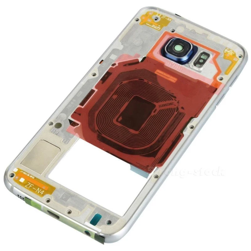 50 шт./лот флейта средней рамки рамка ободок корпус для Samsung Galaxy S6 3 вида цветов