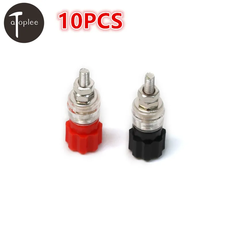 Лидер продаж 10 шт. 3 мм динамик усилитель Клемма разъем типа банан розетка красный