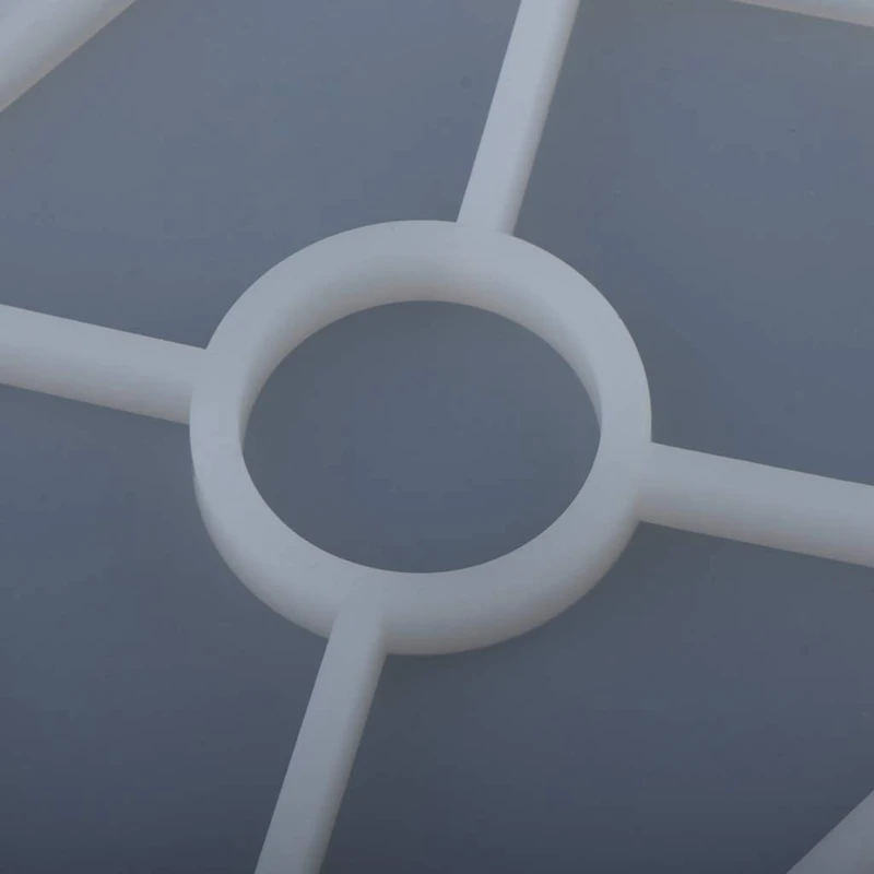 

5 Pack Clear Silicone Resin Mold Hexagon Mould For Diy Jewelry Coaster Decorative Crafts Making Supplies For Home Party Decor