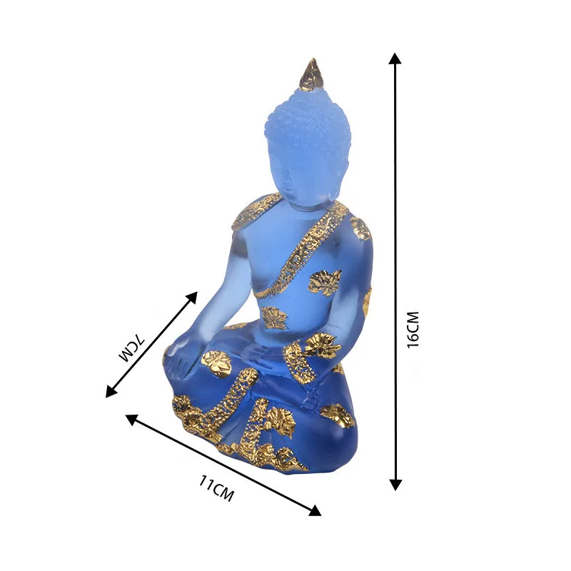 Статуэтка буддистская статуэтка Будды из смолы Таиландская Йога искусственные