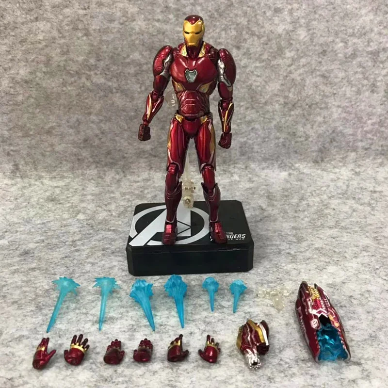 Фигурка Marvel MK50 Deluxe Edition Железный человек передвижная шарнирная фигурка игрушки