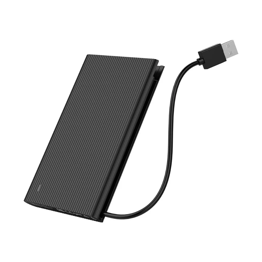 Чехол ORICO HDD 2,5 SATA для USB 3,0 чехол HD со встроенным кабелем для передачи данных Поддержка 4 ТБ HDD SSD чехол для внешнего жесткого диска