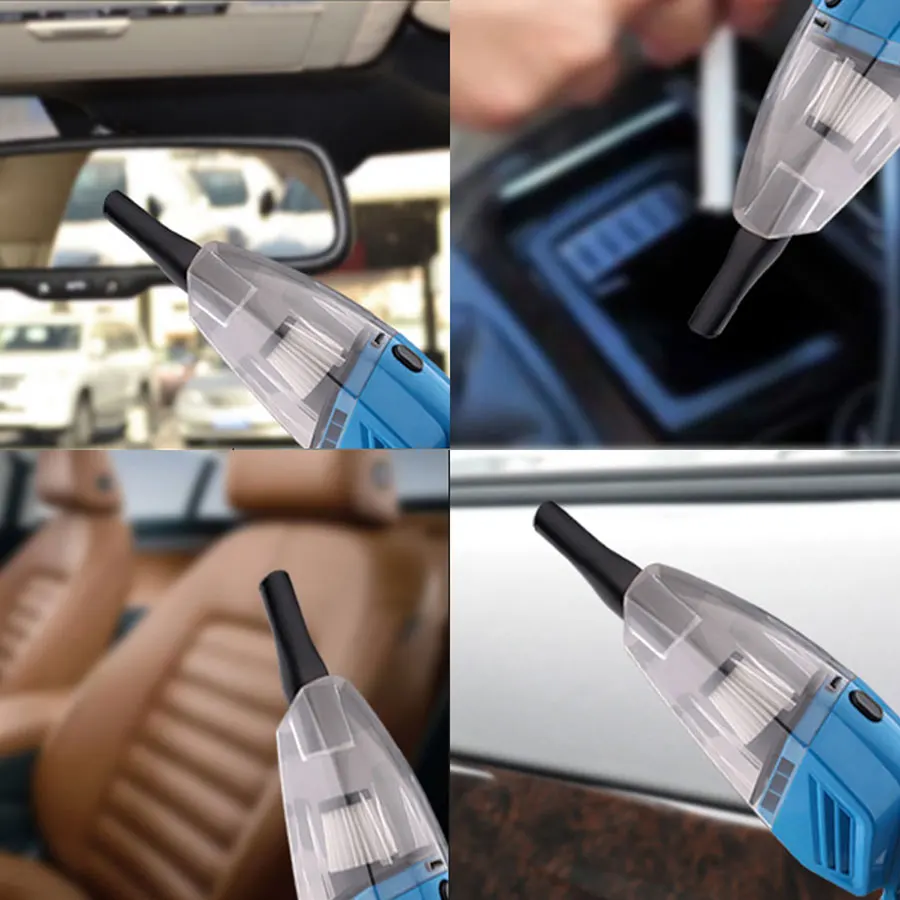 New 120W 12V Car Vacuum Cleaner Handheld Mini Super Wet And Dry Dual Use Cleaner|Пылесос| |