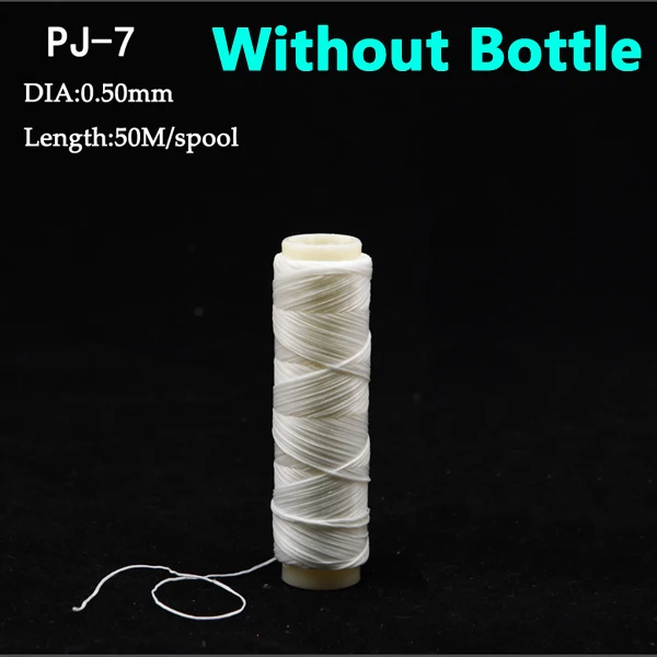 PJ-7 Without Bottle 1 шт. PJ1/2/3/4/5/7 высокая прочность полиэстер приманки упругой нити катушки морские рыболовные аксессуары невидимый для доставки прикорма и оснастки линии - Цвет: PJ-7 Without Bottle