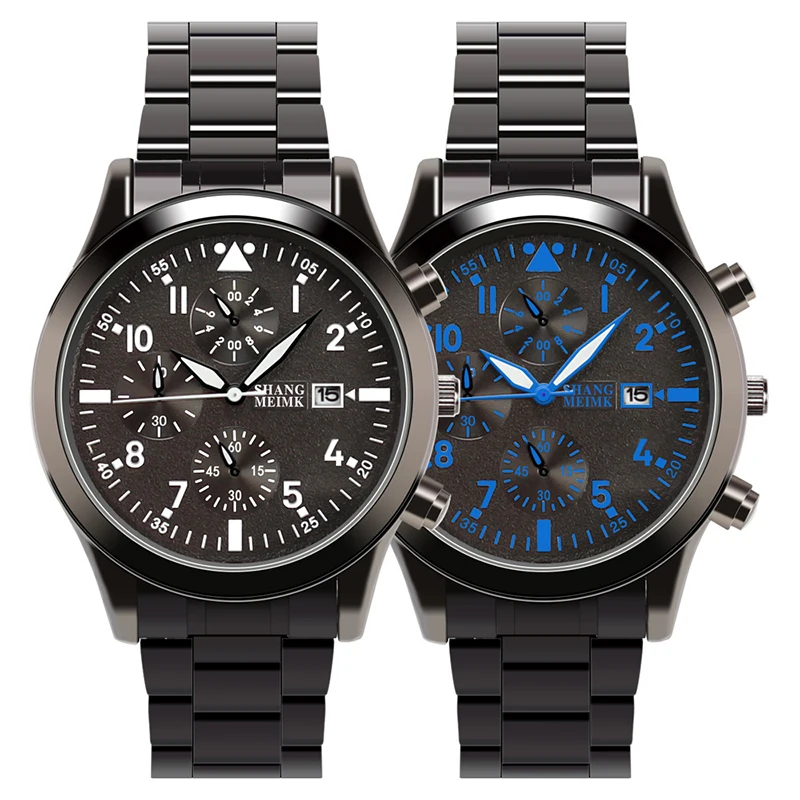 2018 часы мужские люксовый бренд сталь Дата Бизнес Relogio Masculino Reloj Hombre кварцевые
