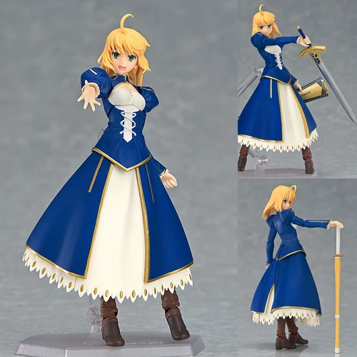 Figma EX 025 Saber платье версия Fate/Stay Night Girl ПВХ фигурка Коллекционная модель кукла
