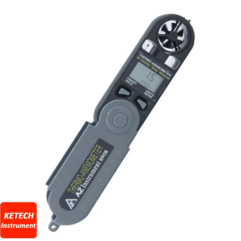 Карманный анемометр AZ8908 для измерения скорости ветра|digital anemometer|wind speed meterspeed meter |