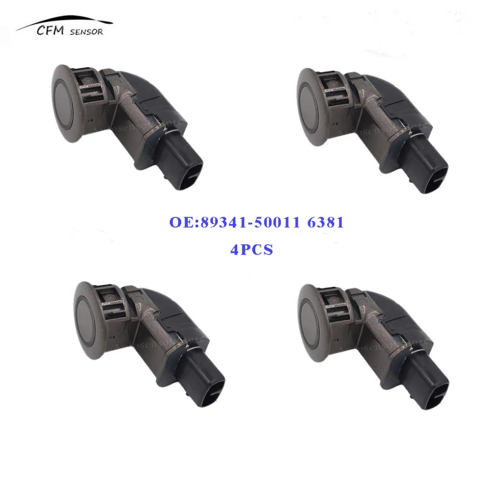 

4pcs New 89341-50011 New Brand PDC Backup Parking Sensor For Toyota Lexus Brown