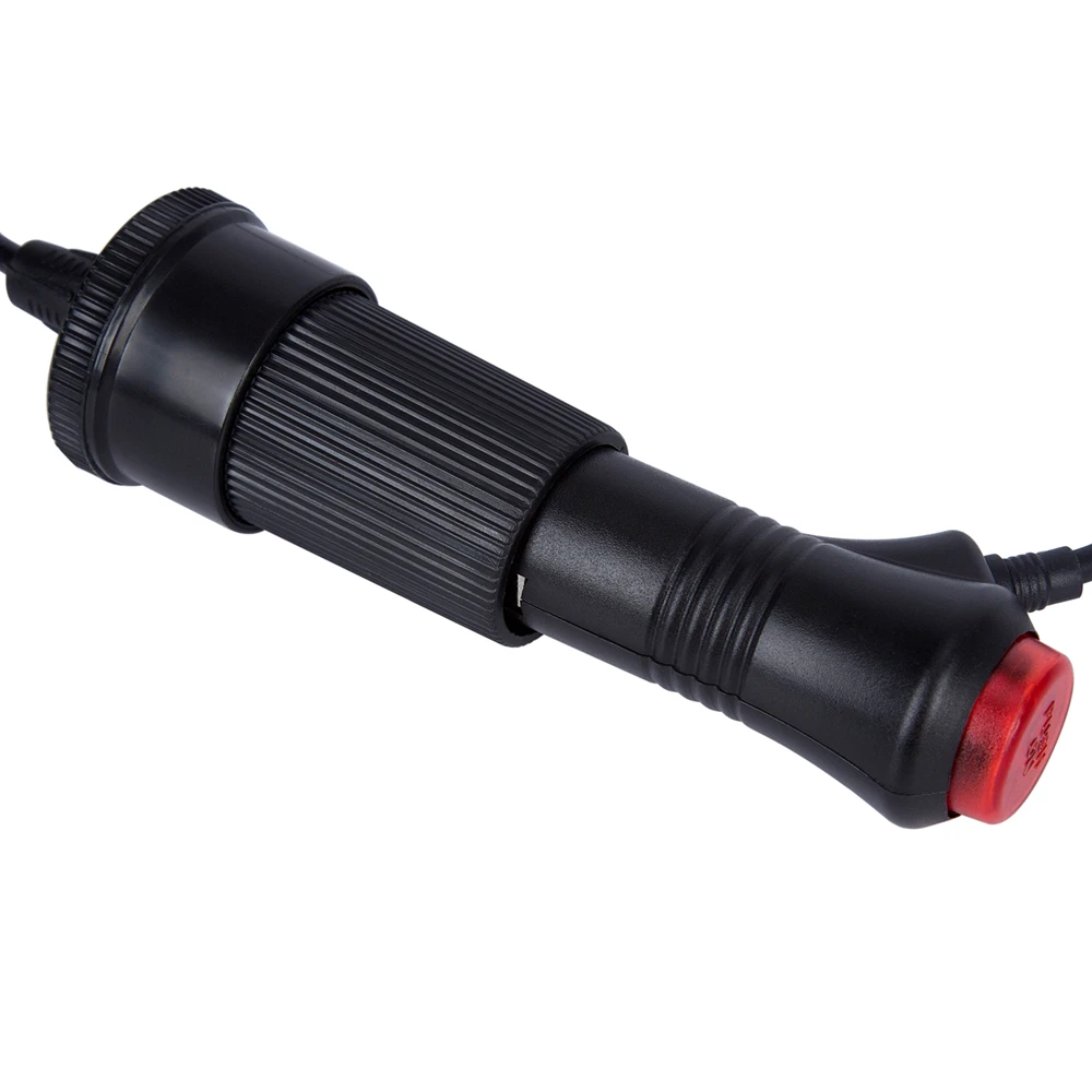 12 V-24 V 100 см автомобильный разветвитель прикуривателя Женский Разъем Мощность адаптер с выключателем Разъем Авто провод удлинительного кабеля