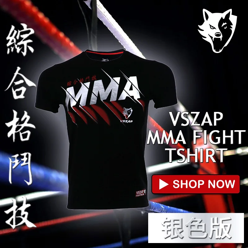 VSZAP ММА Муай Тай боксерские шорты Muay ThaiPattern Спортивная футболка тренировочная одежда дышащая одежда ММА рубашка одежда для бокса