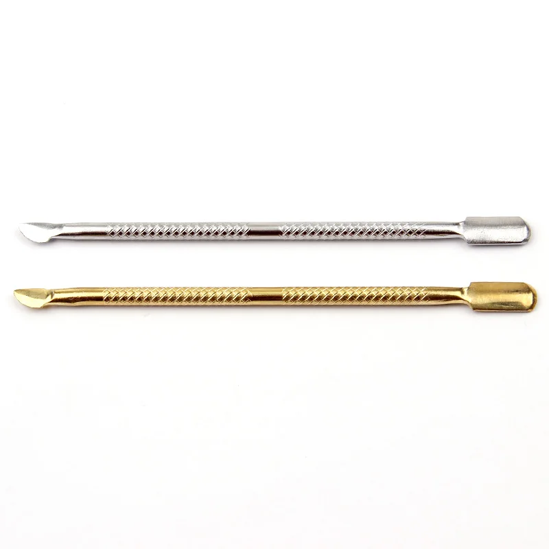 1 шт. толкатель для кутикулы из нержавеющей стали|stainless steel cuticle remover|nail pushercuticle pusher |