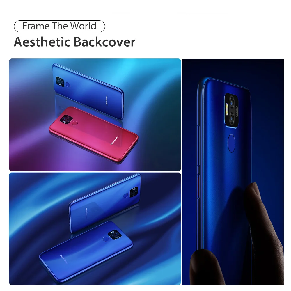 Ulefone power 6 6,3 дюймов FHD+ 4 Гб ОЗУ 64 Гб ПЗУ 16 Мп+ 16 Мп Android 9,0 Восьмиядерный 6350 мАч NFC разблокировка лица 4G смартфон
